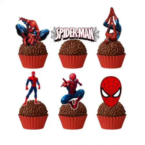 Topper Docinho Homem Aranha - 4cm