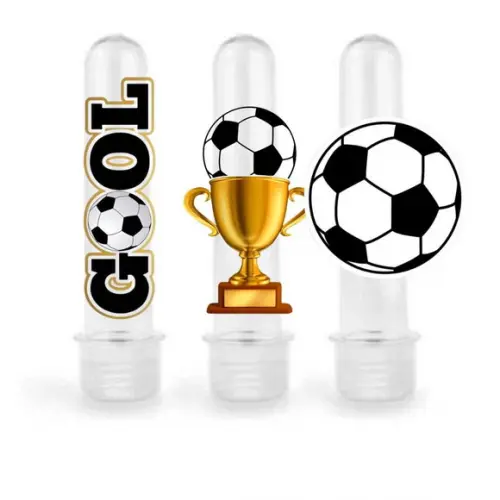 Aplique 8cm para Tubetes Futebol- (para Tubete 13cm)