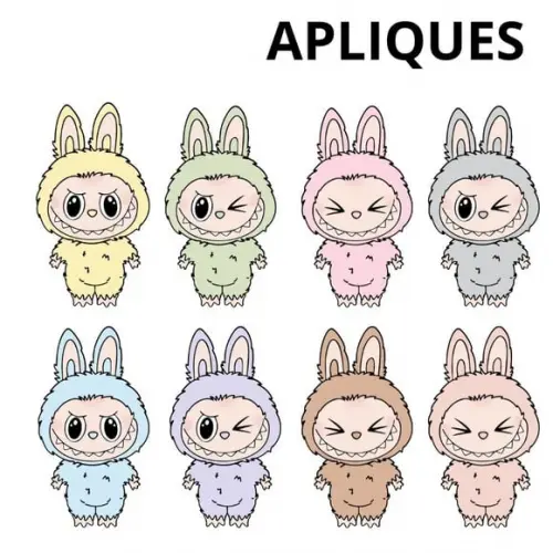 Aplique 8cm para Tubetes Labubu- (para Tubete 13cm)