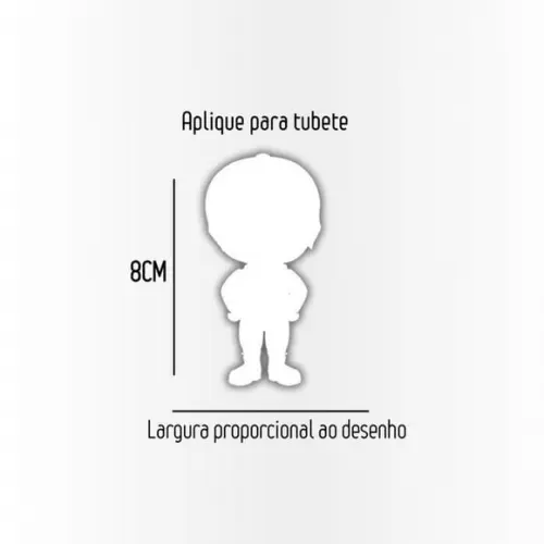 Aplique 8cm para Tubetes Pets a Vida Secreta dos Bichos -