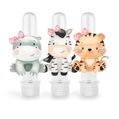 Aplique 8cm para Tubetes Safari Menina (para Tubete de 13cm)