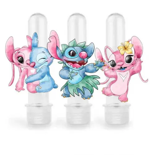 Aplique 8cm para Tubetes Stitch e Angel - (para Tubete 13cm)