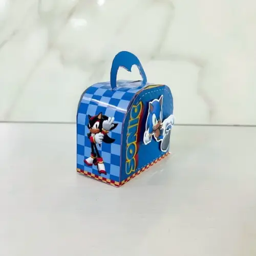 Caixa 3d Maletinha Round Sonic