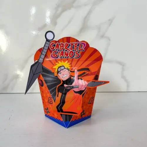 Caixa Coração 3d Naruto