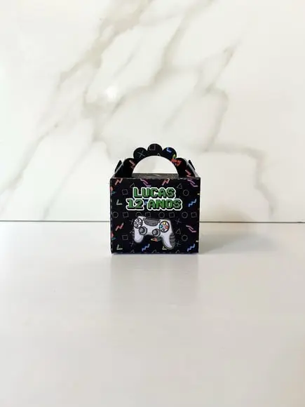 Caixa Maletinha Escalope Video Game Basica
