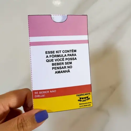 Caixa Personalizada Kit Ressaca