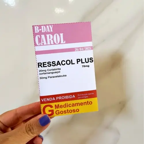 Caixa Personalizada Kit Ressaca
