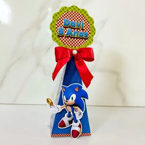 Caixa Pirâmide 3d Sonic