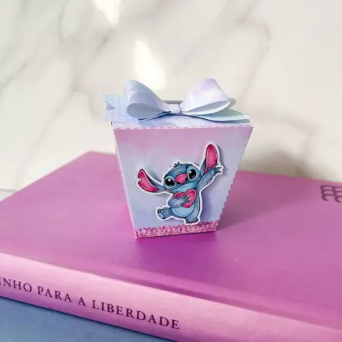 Caixa Sushi 3d Stitch e Angel