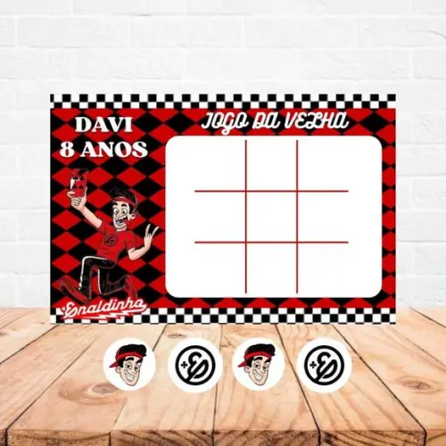 Jogo da Velha - Lembrancinha Enaldinho