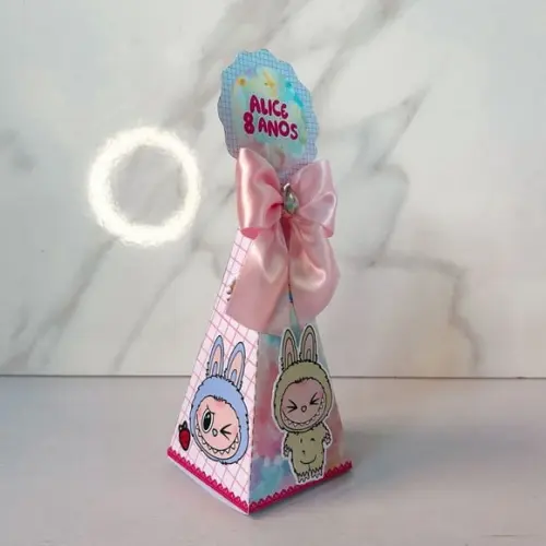 Kit 20 Caixas Lembrancinhas Personalizadas Labubu