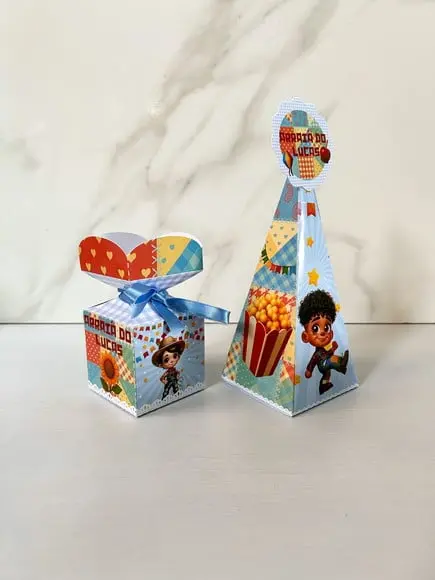 Kit 20 Personalizados Festa Junina Arraial Charraiá Menino