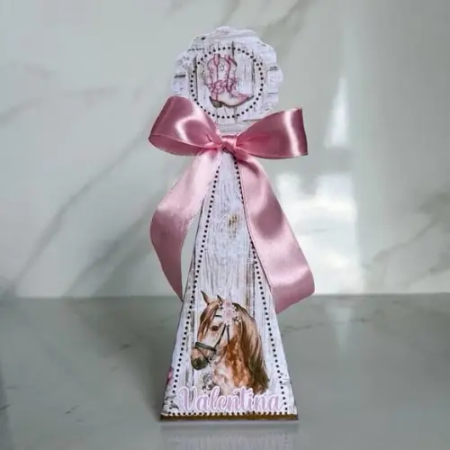 Kit 25 Caixas Personalizadas Boiadeira Aquarela Básicas