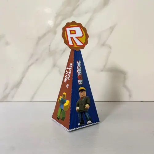Kit 25 Caixas Personalizadas Roblox Menino Básicas