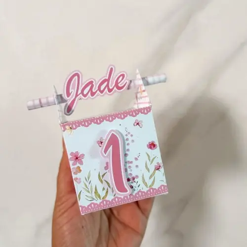 Kit 30 Caixas Personalizadas Jardim das Borboletas Luxo