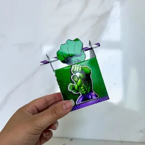 Kit 40 Caixas Lembrancinha Personalizada Hulk Semi Luxo