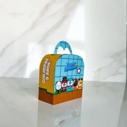 Kit 40 Caixas Personalizadas Turma do Problems Básicas