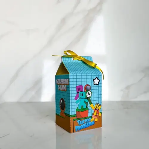 Kit 40 Caixas Personalizadas Turma do Problems Básicas