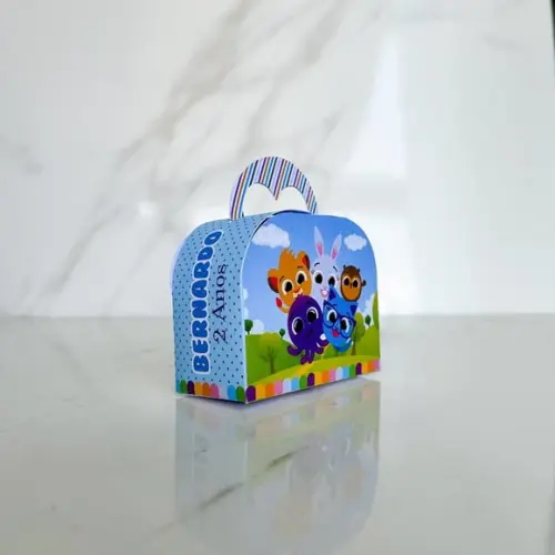 Kit 50 Caixas Personalizadas Bolofofos Menino Básicas