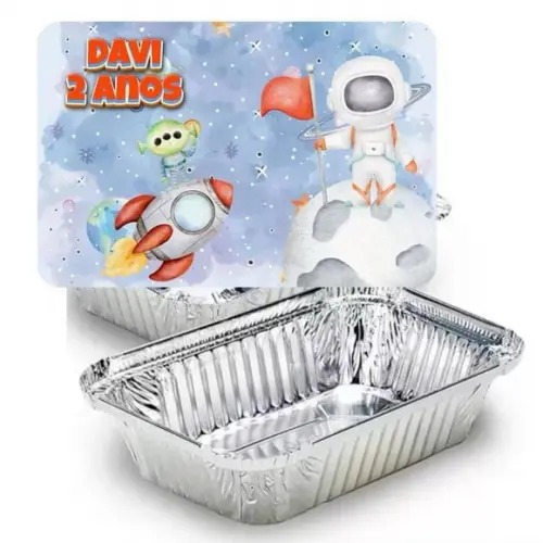 Marmitinha Astronauta Personalizada - 200g