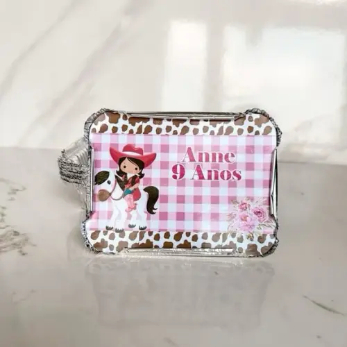 Marmitinha Boiadeira Cowgirls Personalizada 220g