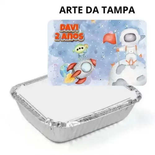 Marmitinha Astronauta Personalizada - 200g