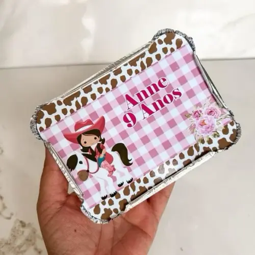Marmitinha Boiadeira Cowgirls Personalizada 220g