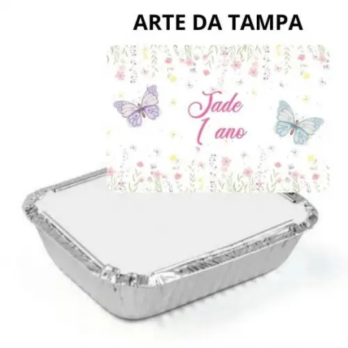 Marmitinha Jardim das Borboletas Personalizada - 200g
