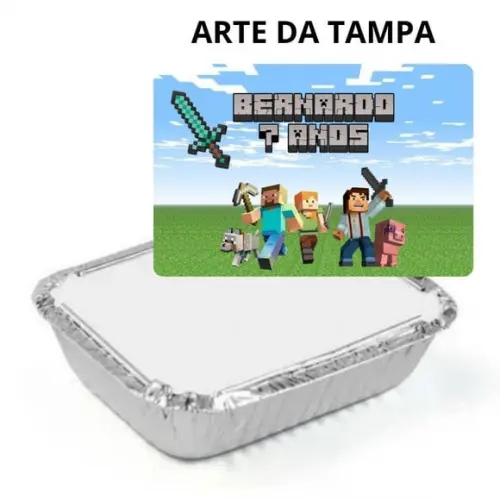 Marmitinha Minecraft Personalizada 220g