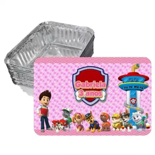 Marmitinha Patrulha Canina Menina Personalizada 220g
