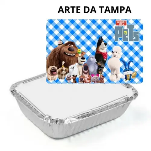 Marmitinha Pets o Mundo Secreto dos Bichos Personalizada220g