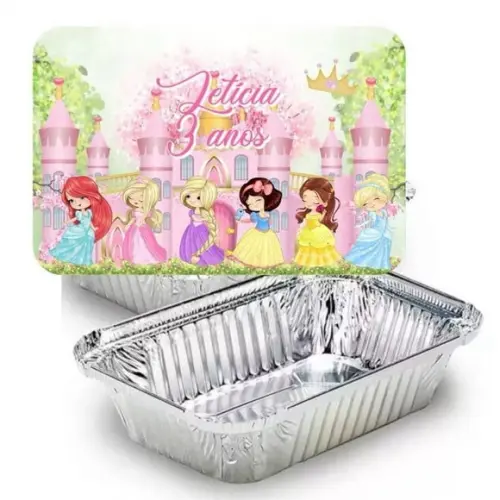 Marmitinha Princesas Cute Personalizada 220g