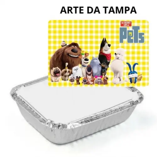 Marmitinha Pets o Mundo Secreto dos Bichos Personalizada220g