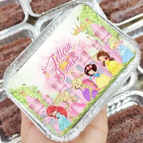 Marmitinha Princesas Cute Personalizada 220g