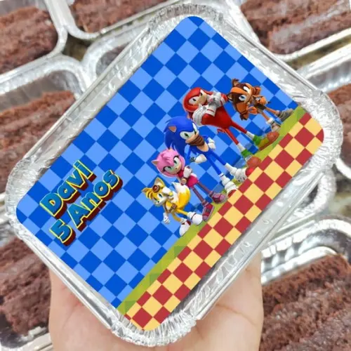 Marmitinha Sonic Personalizada 220g