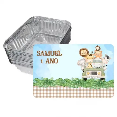 Marmitinha Safari Baby Personalizada 220g
