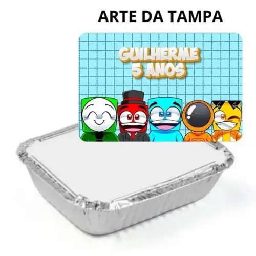 Marmitinha Turma do Problems Personalizada 220g