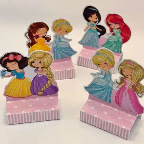 Porta Bis Duplo Princesas Cute Lembrancinha Festa