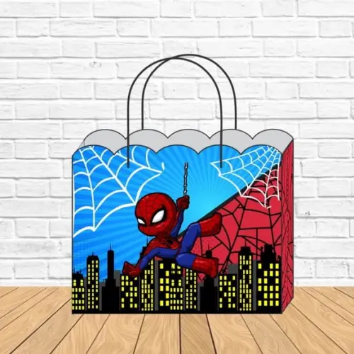 Sacolinha m Personalizada Homem Aranha Lembrancinhas