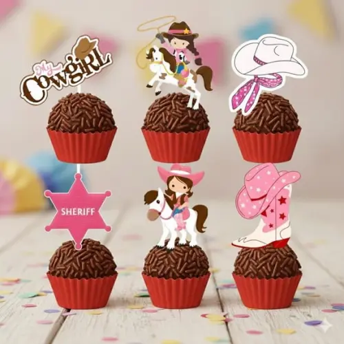 Topper Docinho Boiadeira Cowgirls - 4cm