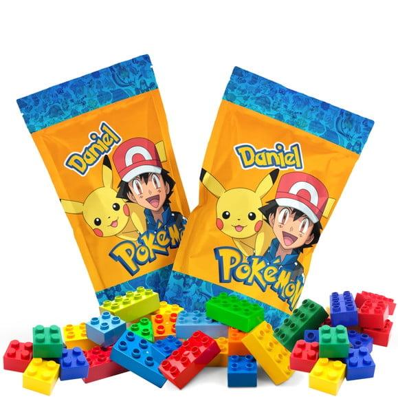 Blocos de Montar Pokémon no Saquinho Metalizado