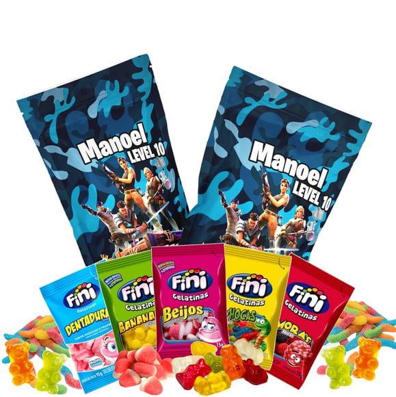 Fini Fortnite no Saquinho Metalizado Zip Lock