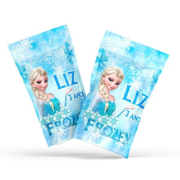 Fini Frozen no Saquinho Metalizado Zip Lock