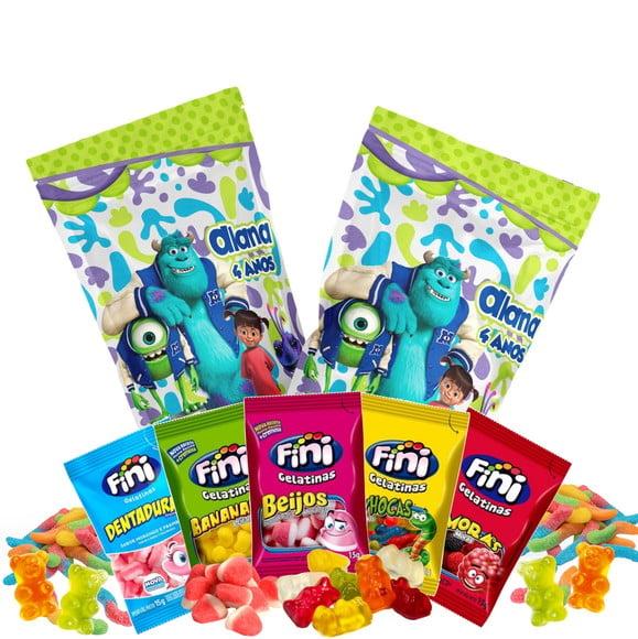 Fini Monstros Sa no Saquinho Metalizado Zip Lock
