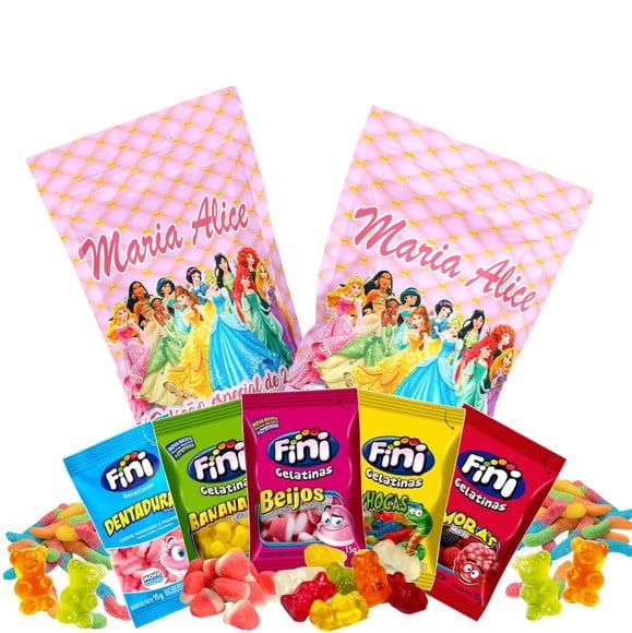 Fini Princesas no Saquinho Metalizado Zip Lock