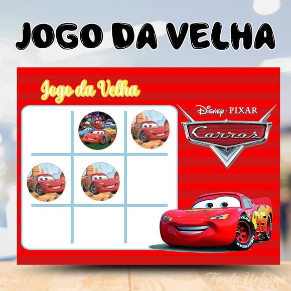 Jogo da Velha Carros Lembrancinha Personalizada