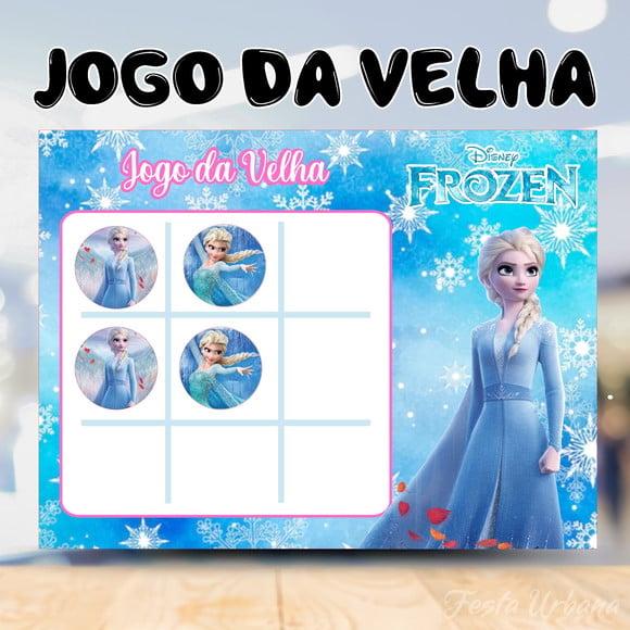 Jogo da Velha Frozen Lembrancinha Personalizada
