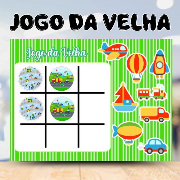 Jogo da Velha Meio de Transporte