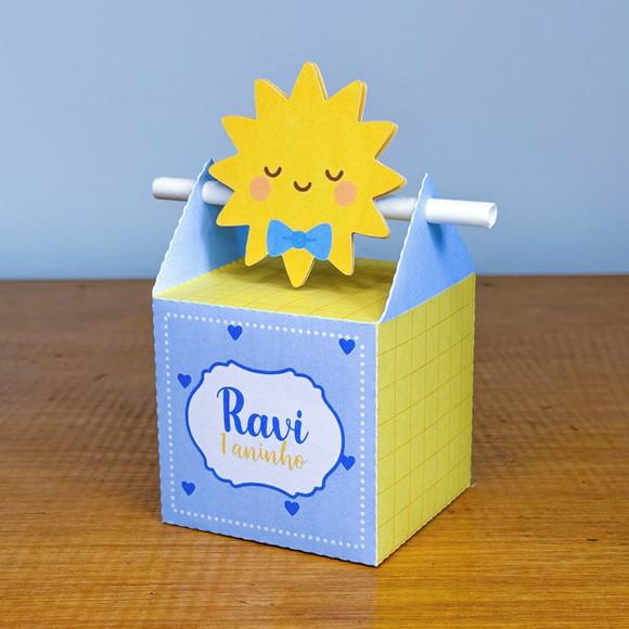 Kit 15 Lembrancinhas Personalizadas Raio de Sol