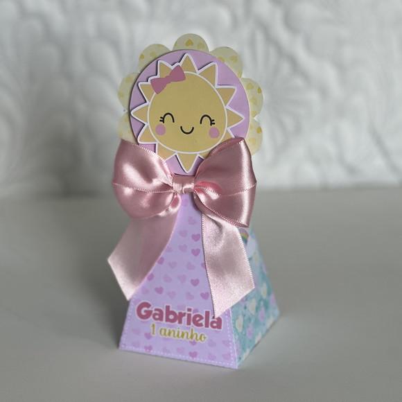 Kit 15 Lembrancinhas Personalizadas Raio de Sol Menina
